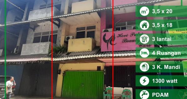 Dijual Ruko Terminal Hijas, Pontianak, Kalimantan Barat