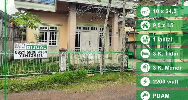 Rumah Komplek Alex Griya Permai 3, Paris 2, Pontianak, Kalimantan Barat