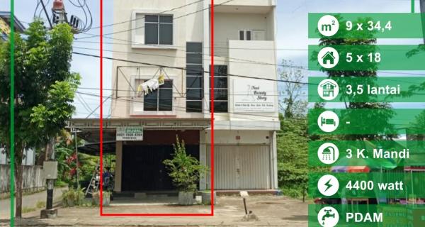 Ruko Prof M Yamin Kota Baru Pontianak, Kalimantan Barat