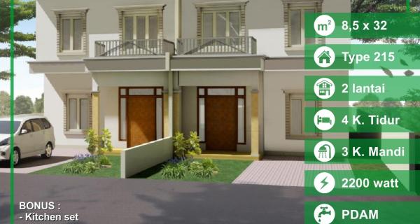 Rumah Hansel Townhouse, Karya Tani, Pontianak, Kalimantan Barat