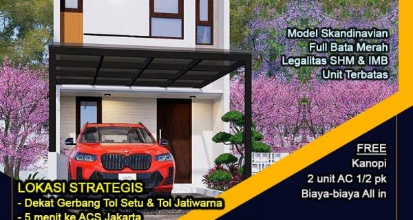 Rumah tipe minimalis Cluster Setu Cipayung Jakarta Timur 