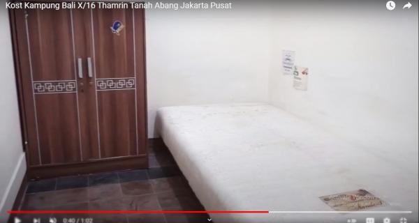 Kost Putra di Tanah Abang Dekat Grand Indonesia, MRT Bunderan HI, Bank Indonesia dan Sarinah