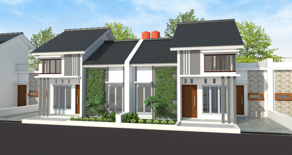 Dijual rumah apik desain denah bisa request GRAHA PARADUTA BANGUNJIWO