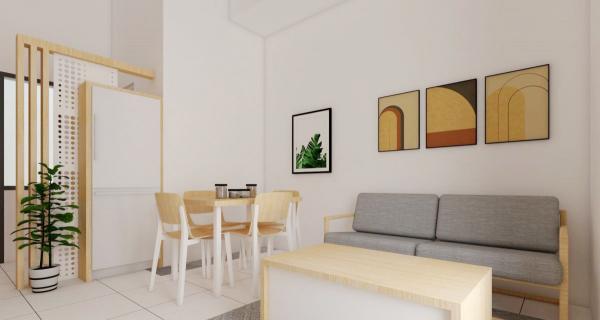 Dijual Rumah Townhouse Baru Minimalis Modern Bergaya Scandinavian Dekat Pondok Cabe