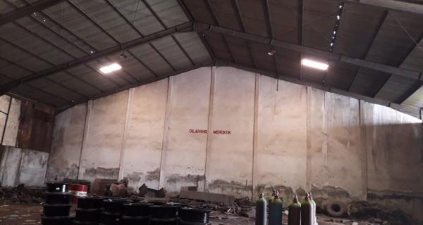 Dijual Gudang dan lahan Raya Margomulyo