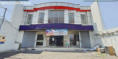 Ruko Strategis 2 Lantai Ex Kantor Bank di Krian Kota.