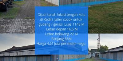 Jual Tanah Strategis Luas di Tengah Kota Kediri Jual Tanah Strategis Luas di Tengah Kota Kediri