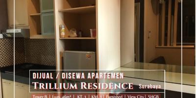 Apartemen 1 BR Furnished di Trillium Residence, Surabaya