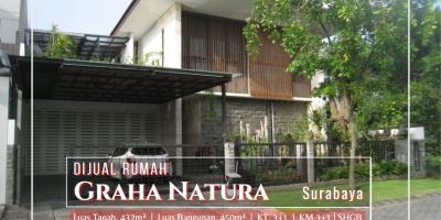 Rumah Bagus Elegan HGB di Graha Natura, Surabaya Rumah Bagus Elegan HGB di Graha Natura, Surabaya