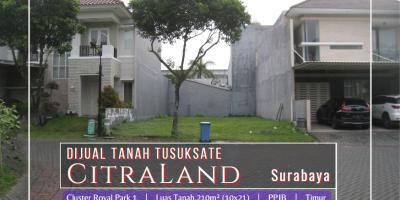 JUAL Tanah TusukSate di Citraland Royal Park, Surabaya. JUAL Tanah TusukSate di Citraland Royal Park, Surabaya.