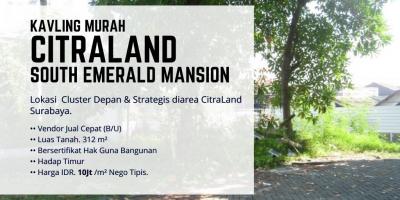 Hot Listing Strategis Cluster depan CitraLand Surabaya