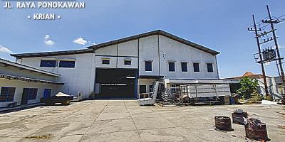 Industrial Buildings Raya Ponokawan, Krian, Sidoarjo - Nol Jalan Raya, Strategis.