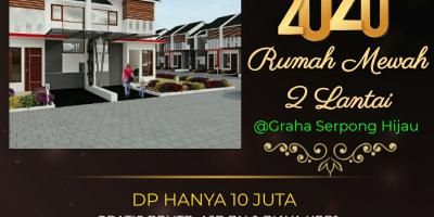 Rumah 2 lantai serpong tangsel dp 10 juta kpr 4 jutaan bebas biaya2