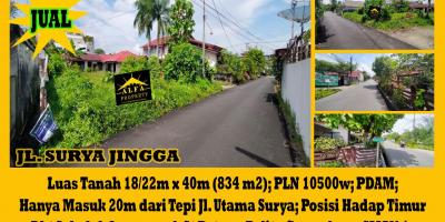 Dijual Tanah Jalan Surya Jingga Kota Pontianak