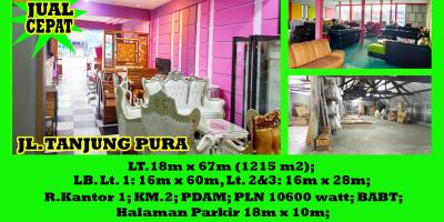Dijual Ruko Jalan Tanjung Pura Kota Pontianak