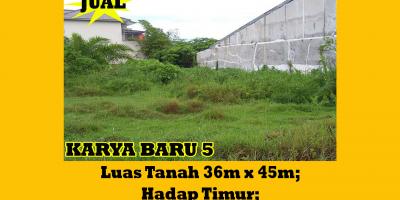 Tanah Dijual Jalan Karya Baru 5 Kota Pontianak