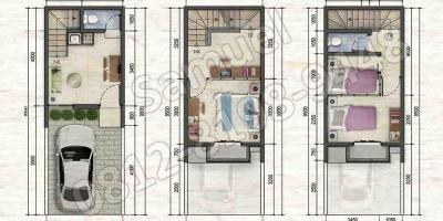 Rumah Minimalis 3 lantai Grand Duta Tangerang, DP 0%,free BPHTB AJB