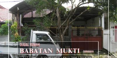 Jual Rumah Depan Taman di Babatan Mukti, Surabaya