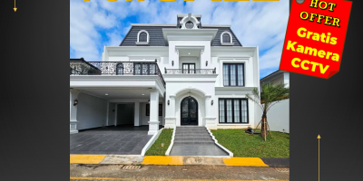 Dijual Rumah Mewah Classic di Menteng Residence Bintaro Berhadiah Exclusive 5 CCTV Wifi Ezviz Indoor-Outdoor
