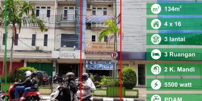 Dijual Ruko Jalan Hos Cokroaminoto, Pontianak
