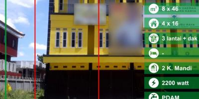 Dijual Ruko Arteri Supadio, Pontianak, Kalimantan Barat