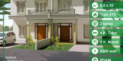 Rumah Hansel Townhouse, Karya Tani, Pontianak, Kalimantan Barat