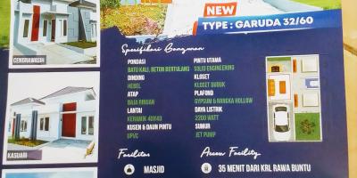 Di jual rumah minimalis area bogor kab