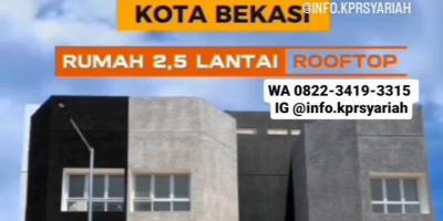 Rumah rooftop Pondok Melati Bekasi dekat Raya Hankam 