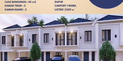 Rumah 2lantai Kp Tengah Kramatjati Jakarta Timur dekat Raya Condet 