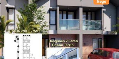 Sisa 1 unit lagi rumah 2lantai Tanjung Barat Jakarta Selatan 
