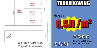 Tanah kavling strategis Kampung Tengah Kramatjati Jakarta Timur 
