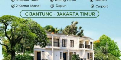 Rumah minimalis 2lantai Cijantung Pasar Rebo Jakarta Timur 