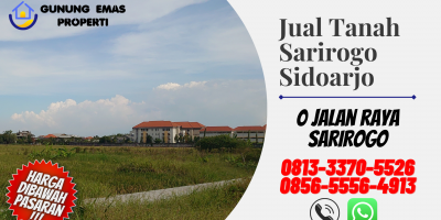 Jual Tanah Sidoarjo Kota Sarirogo Jual Tanah Sidoarjo Kota Sarirogo