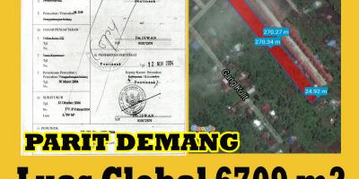 Tanah Parit Demang, Pontianak, Kalimantan Barat Tanah Parit Demang, Pontianak, Kalimantan Barat