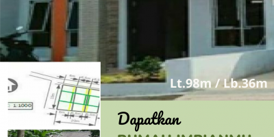 Rumah PROMO AWAL TAHUN di Cikeas DP 0 Biaya 0 