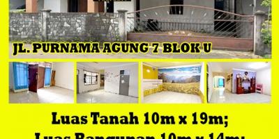 Rumah Purnama Agung 7 Blok U, Pontianak, Kalimantan Barat