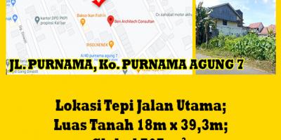 Tanah Purnama Agung 7, Pontianak, Kalimantan Barat Tanah Purnama Agung 7, Pontianak, Kalimantan Barat