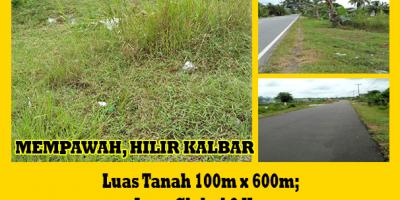 Tanah Mempawah, Hilir Kalbar, Kalimantan Barat Tanah Mempawah, Hilir Kalbar, Kalimantan Barat