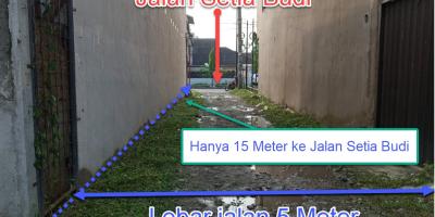 Di Jual Murah Tanah untuk kost-kostan di Setia Budi Medan