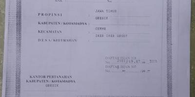 Dijual Gudang Cerme Gresik Dijual Gudang Cerme Gresik