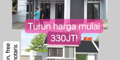 Rumah dengan lokasi cantik tepi jalan, PATRA GRAHA  BANGUNJIWO