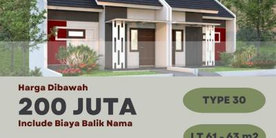 Rumah Komersil Bukan Subsidi di Krembangan dekat Bandara YIA Kulon Progo