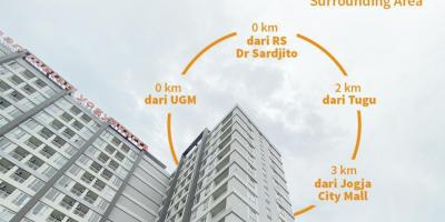 Apartemen mewah harga murah di pusat kota jogja