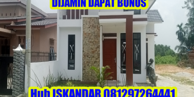 Hanya 7 Unit Saja Rumah Cluster Ekslusif Type 54 di Rumbai Pekanbaru 