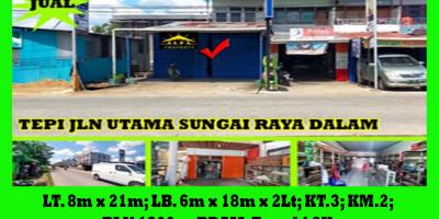 Dijual Ruko Tepi Jalan Utama Sungai Raya Dalam Kota Pontianak