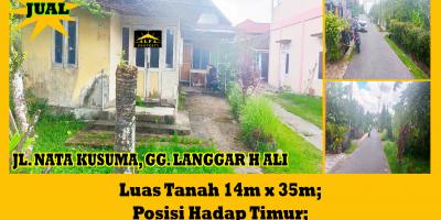 Dijual Tanah Jalan Natakusuma Gg. Langgar H Ali Kota Pontianak