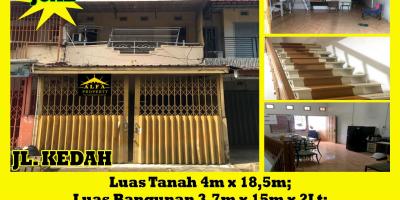 Rumah Jalan Kedah Kota Pontianak Dijual