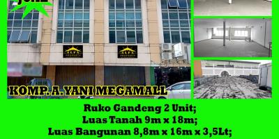 Ruko A Yani Mega Mall Kota Pontianak Dijual