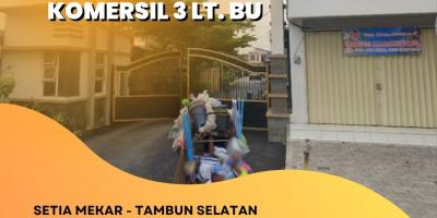 3 LANTAI BU, Di Jual Ruko Daerah Bank Tabungan Negara Kantor Cabang Rawa Kalong Setia Mekar Tambun Selatan Bekasi