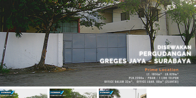 Gudang Greges Jaya, Surabaya - Prime Location.